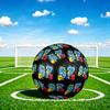 1pc Energy Burst Theme Soccer Ball Football, Size 5, Lightweight PVC, Outdoor Training Soccer Ball,Gift C6556