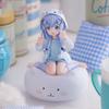 16CM Kafuu Chino Anime Is The Order A Rabbit Kneeling Position Desktop Golf Model Toy Gift Collection Ornaments Crafts PVC