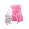 Desk Ornament Mould Flexible Silicone Mold for Gnome Figurine Shaped Christmas Decoration Jewelry Making Supplies
