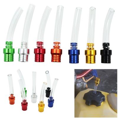 1Pc Motorcycle Gas Fuel Cap 2 Way Valves Vent Breather Hoses Tubes For Motocross Accessories LXY