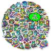 56 Psychedelic Cartoon Frog Graffiti Stickers Creative Personality Niche Luggage Decoration Material Stickers
