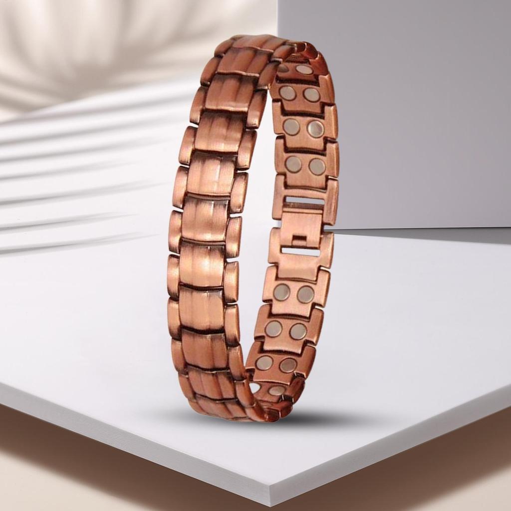 Magnetic Bracelets Pure Copper Magnetic Bracelet Jewelry Simple Magnetic Bangles Copper Jewelry Accessories For Men Adults