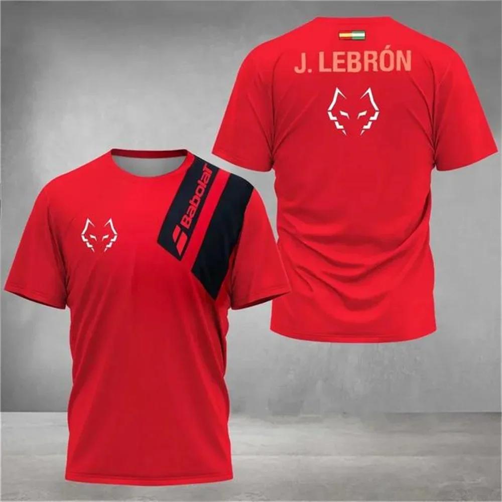 Juan Lebron Fox Harajuku Pánské tričko Tenis Badminton Módní Sportovní Tričko Prodyšné Běžecké Krátký Rukáv Dětská Trička Topy