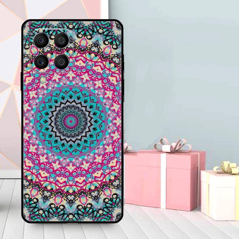 Floral Flower Mandala Design Case For Samsung Galaxy M06 M11 M31 M14 M34 M54 M12 M32 M52 M15 M13 M16 M36 M56 M53 M35 M55