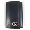 GUCCI 435305 GG Marmont GG logo 6P Key ring 6 points key Key Case Leather Black