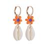 Cartoon Sweet and Cute Colorful Rice Ball Mushroom Pendant Geometric Circle Earrings Women's Jewelry Gift Clothing Accessories
