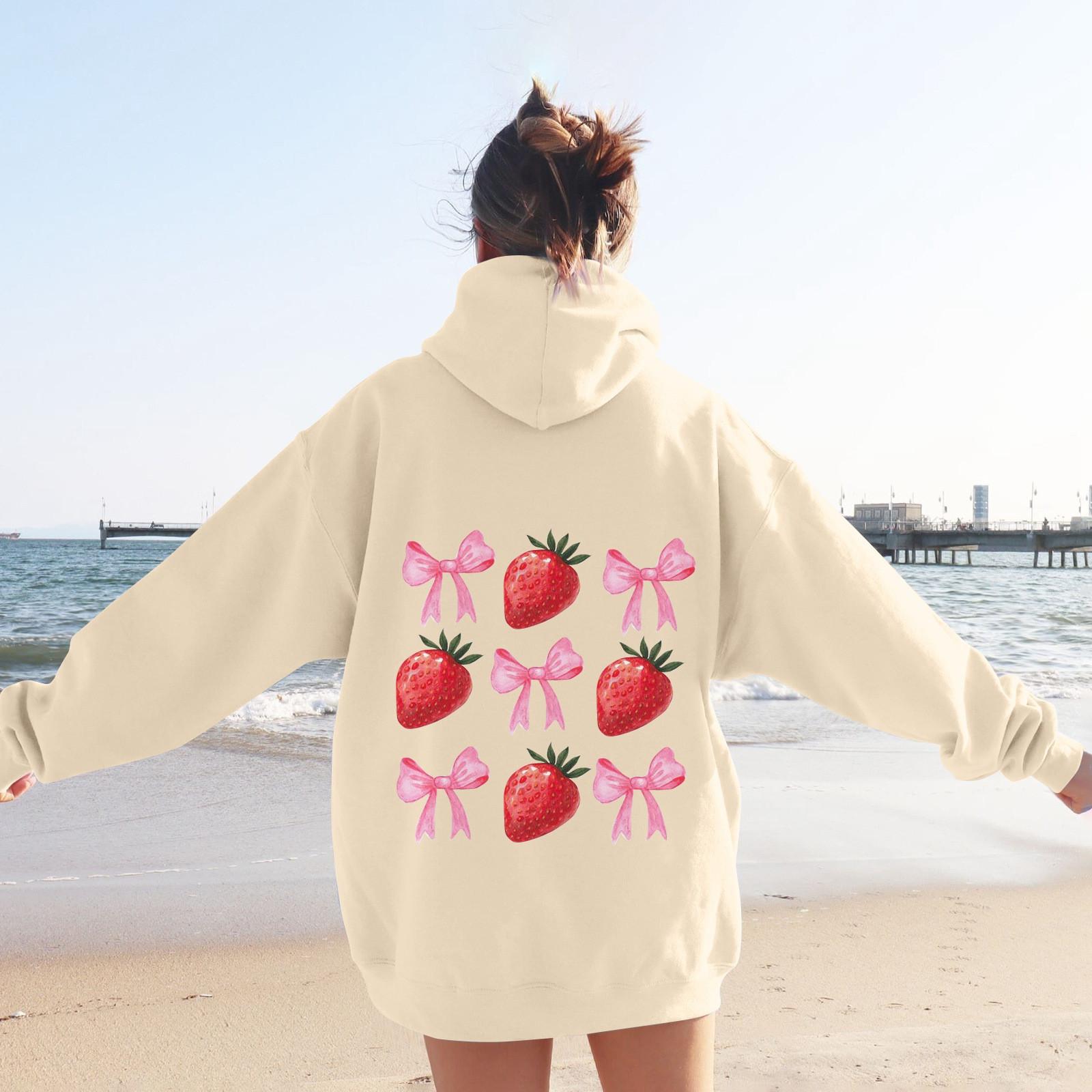 Толстовки для девочек-подростков с длинным рукавом и принтом букв — фото 4