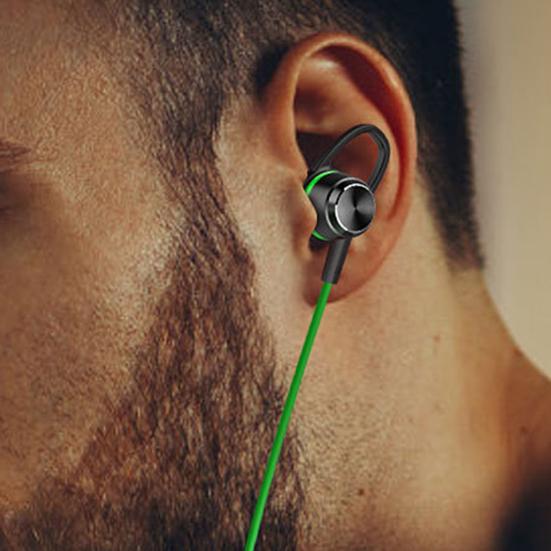 3.5MM Wired Earphones Earbuds with Mic In-ear Stereo Pure Bass Noise Reduction Metal