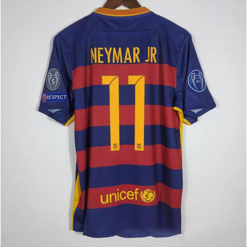 Vintage Trikot Fußballtrikot Trainings trikot Klassischer Sternendruck Verein AC Barcelona C Romesi Trikot