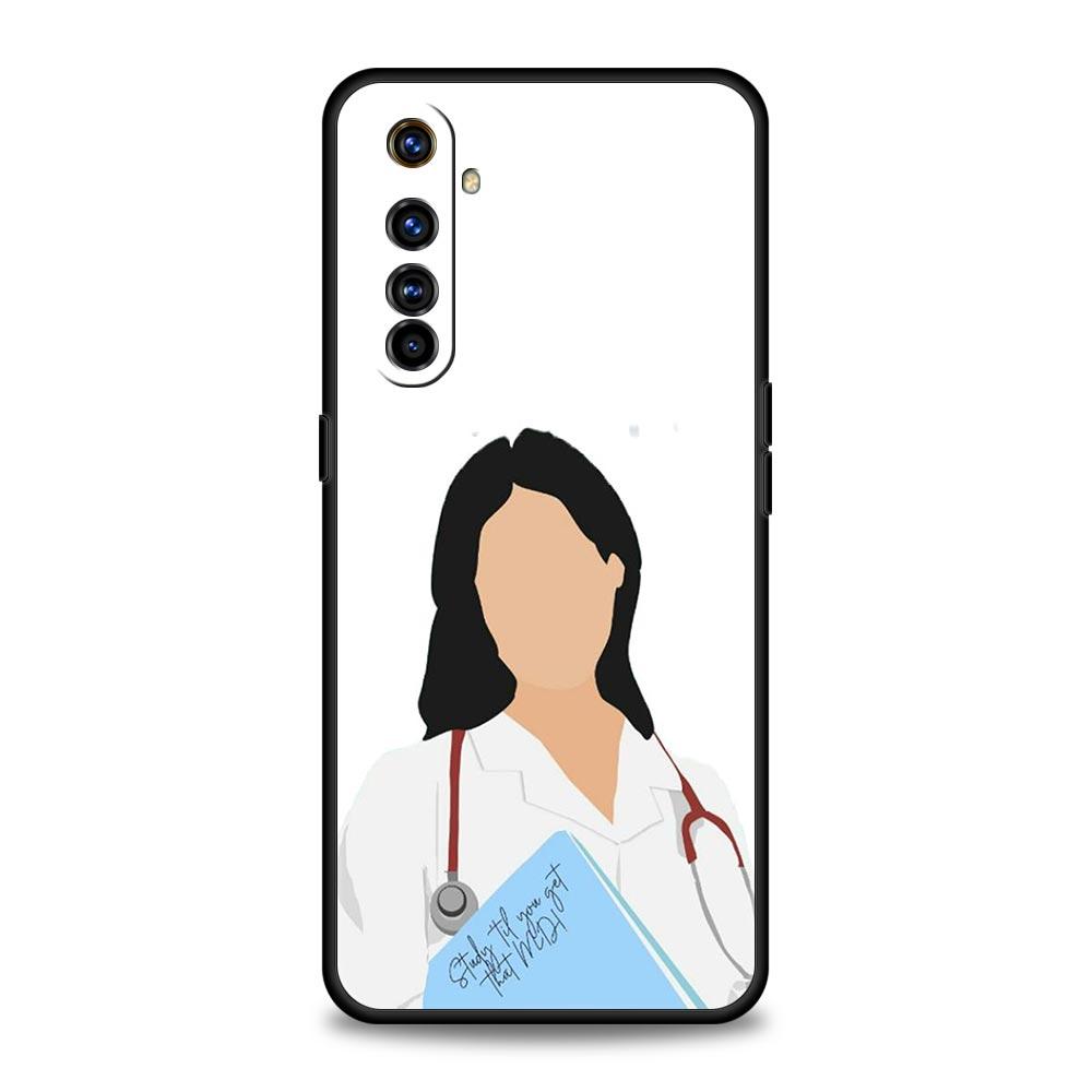 Doctor Nurse Medical Medicine Case For Realme 12 11 10 9 8 5G 7 6 GT5 GT3 GT2 Pro C21 C25 C35 For Realme GT Neo 2 3 3T 5 Cover