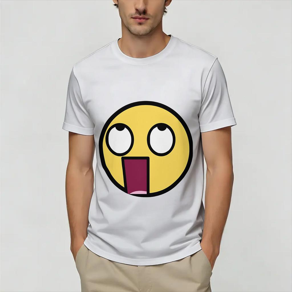 Casual Epic Face Vampire TShirt for Unisex O Neck Cotton T Shirts Short Sleeve Tees Plus Size Clothes