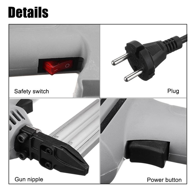 F30 Nail Electric Straight Nailer Nailing Device Woodworking Portable Grey AC 220V 1800W