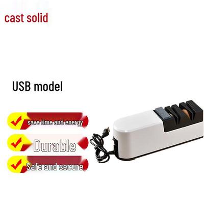 Przenośna elektryczna ostrzałka do noży i nożyczek wtyczka CN (adapter w zestawie)
