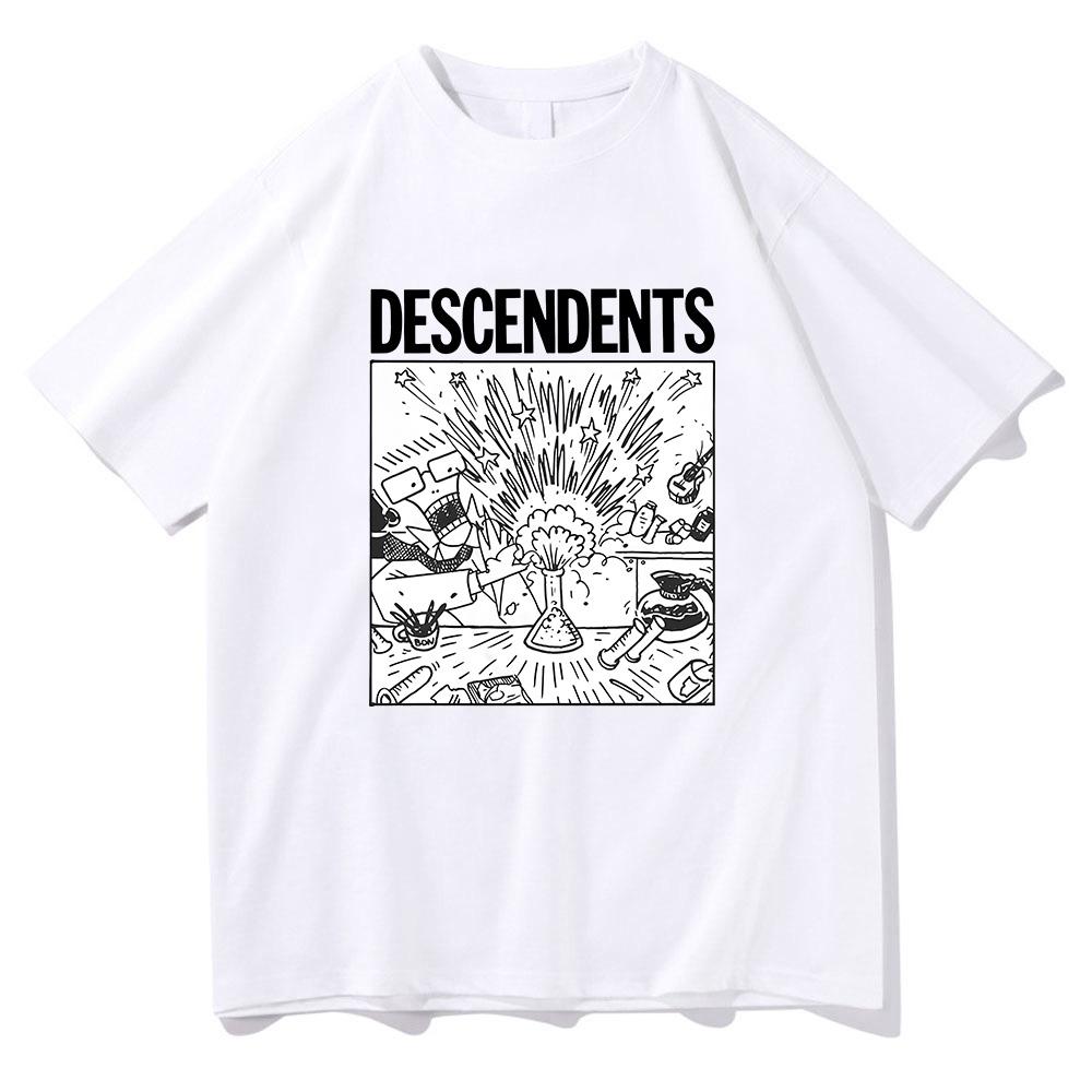 Pop Surfpunk Band Descendents T-shirt Men Summer Short Sleeve Tee-shirt Street Wear Graphic Printing T-shirt Grunge Fashion Tees