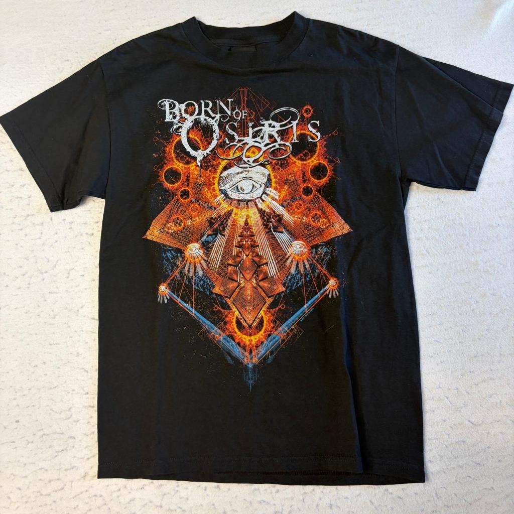 Born of Osiris T-Shirt Mens Medium Black Graphic Band Tee Progressive Metal Unisex T-Shirt