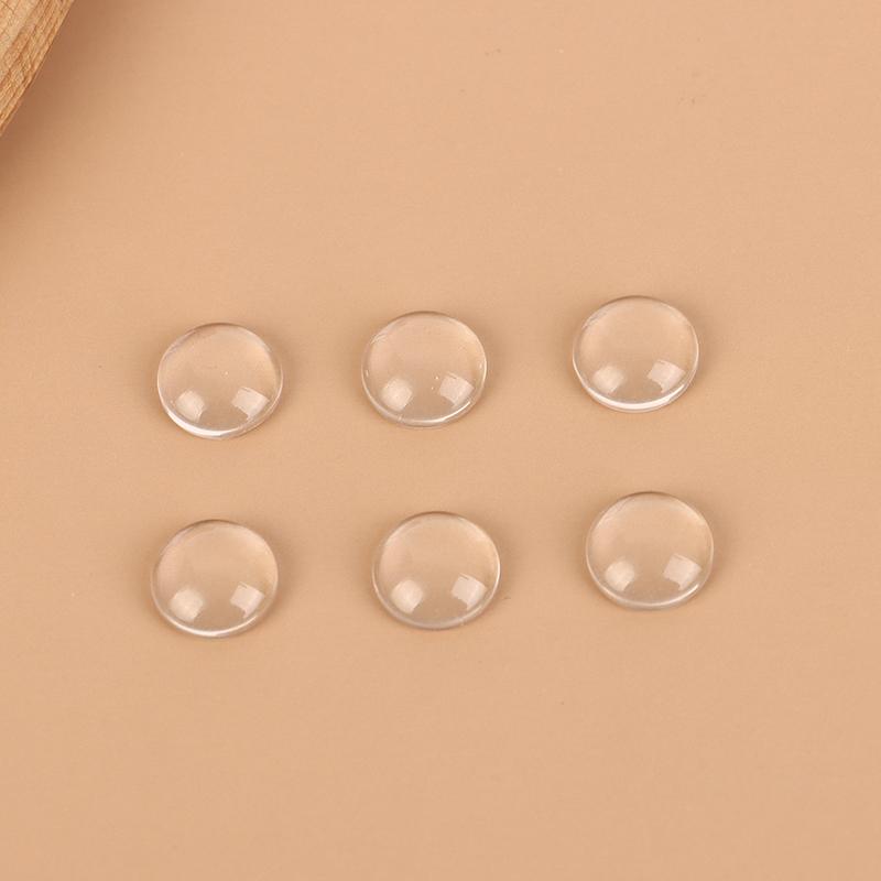 40 Buc. Card de Culoare Sticlă Tips Transparente Rotunde pentru Prezentarea Designurilor de Oje Gel Instrument de Manichiură Stil Coreean