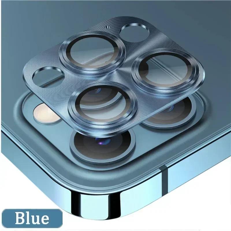 2PCSMetal Camera Lens Protector Glass For iPhone 14 11 12 13 15 Pro Max Back Lens Protective Film For iPhone 15 14 Plus 12 13 Mini