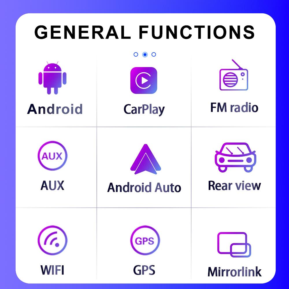 Reakosound Android 8 rdzeniowe Radio Samochodowe Ekran 10.1 Wysoka Rozdzielczość Nawigacja GPS Bluetooth DSP Uniwersalny Samochodowy Odtwarzacz Multimedialny WENTYLATOR