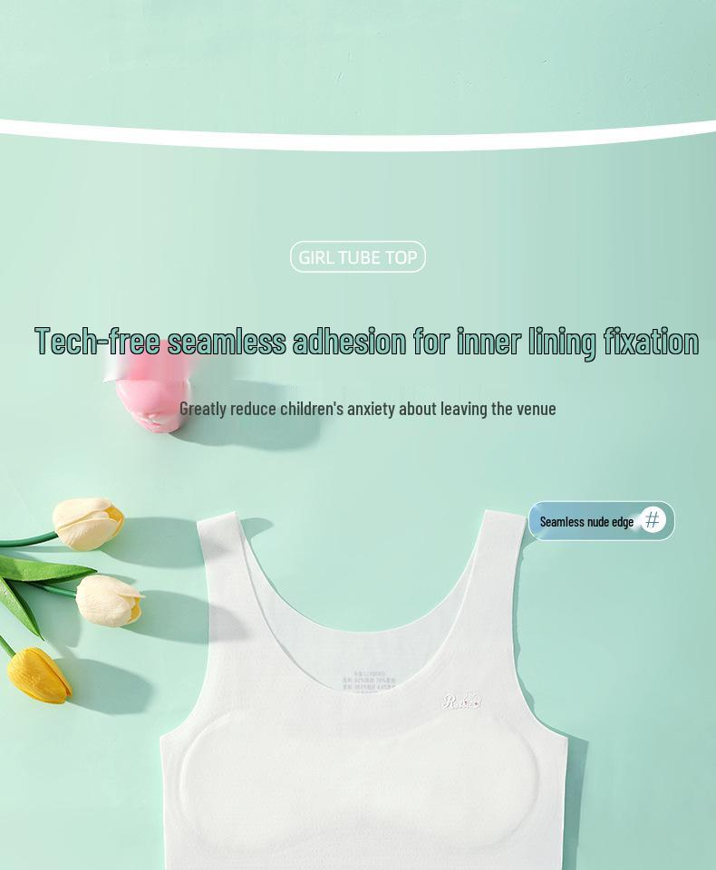 Antibacterial Light Vest for Primary School Girls - Stage One Summer Wear