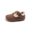 Kids Winter Fuzzy Lined Slip-On Loafers Boys Girls Soft TPR Sole Cotton-Lined Indoor Shoes