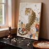 Crystal Pearl Painting 5D DIY Frame Decoration Painting Leopard Home Wall Decoration Transparent Pearl Gemstone Painting Picture Art Crafts