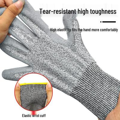 Unisex Cut-Resistant Work Gloves: Anti-Cut, Wear-Resistant, Scratch-Resistant, Breathable, Non-Slip, Comfortable Safety Gloves