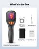 Thermal Camera, TISR Super Resolution 240x180, Thermal Imaging Camera with 2MP Visual Camera, 96x96 IR Resolution, 25HZ Refresh Rate, -4°F To 1022°F,