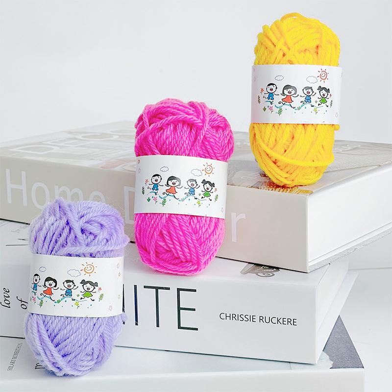 12 Stück Weiche Warme DIY Baumwollwolle Fäden Weiches Garn Feine Qualität Handstrickgarn Für Handgestricktes Häkelgarn