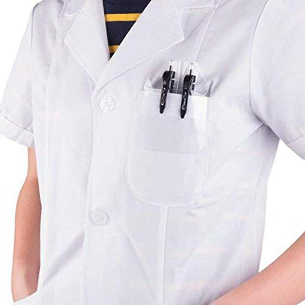 10PCS/Set PVC Pen Inserted Leak-Proof Pocket Protectors Shirt Pocket for School Hospital Office, Mix Color