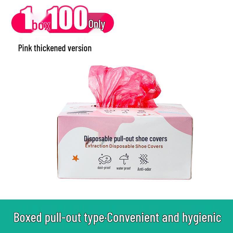 Waterproof, Non-Slip, Reusable Indoor Shoe Covers - Thickened and Wear-Resistant for Household and Machine Room Use