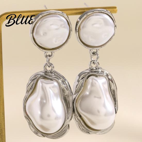 Party Earrings 1 Pair Drop for Women Irregular Baroque Imitation
