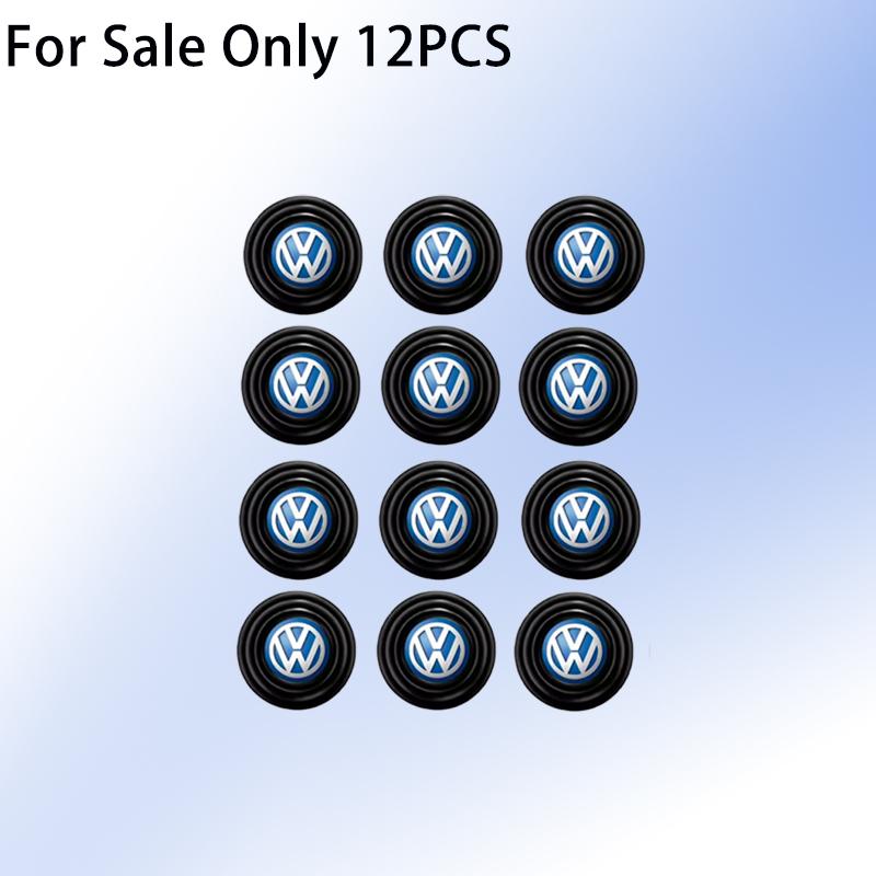 LIP1 Car Door Crash Pads Noise Reducing Self-Adhesive Silicone Pads Trunk Shock-Absorbing Silicone Pads For VW Volkswagen Golf Passat