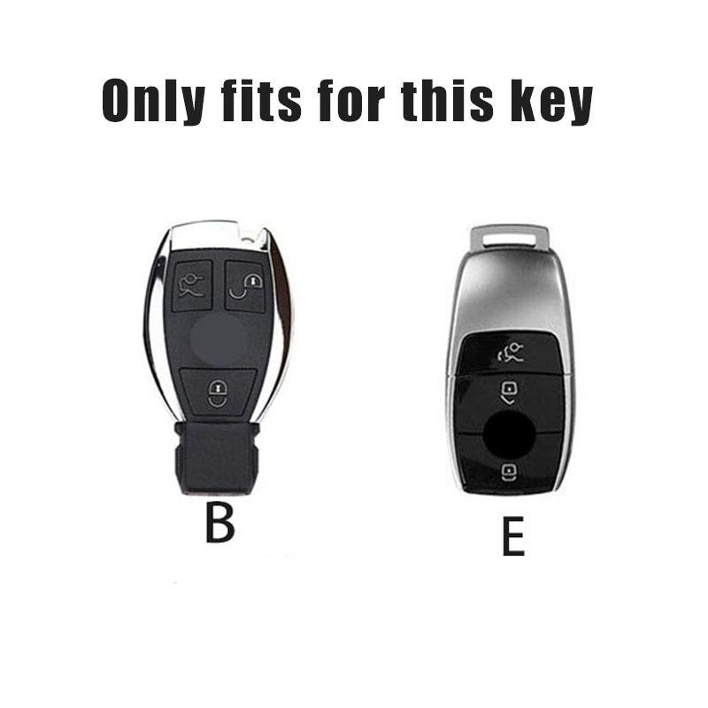 PZQ2 New TPU Car Key Case Cover Shell Fob For Mercedes Benz A C E S Class W204 W205 W212 W213 W176 W177 GLC CLA AMG Auto Accessories