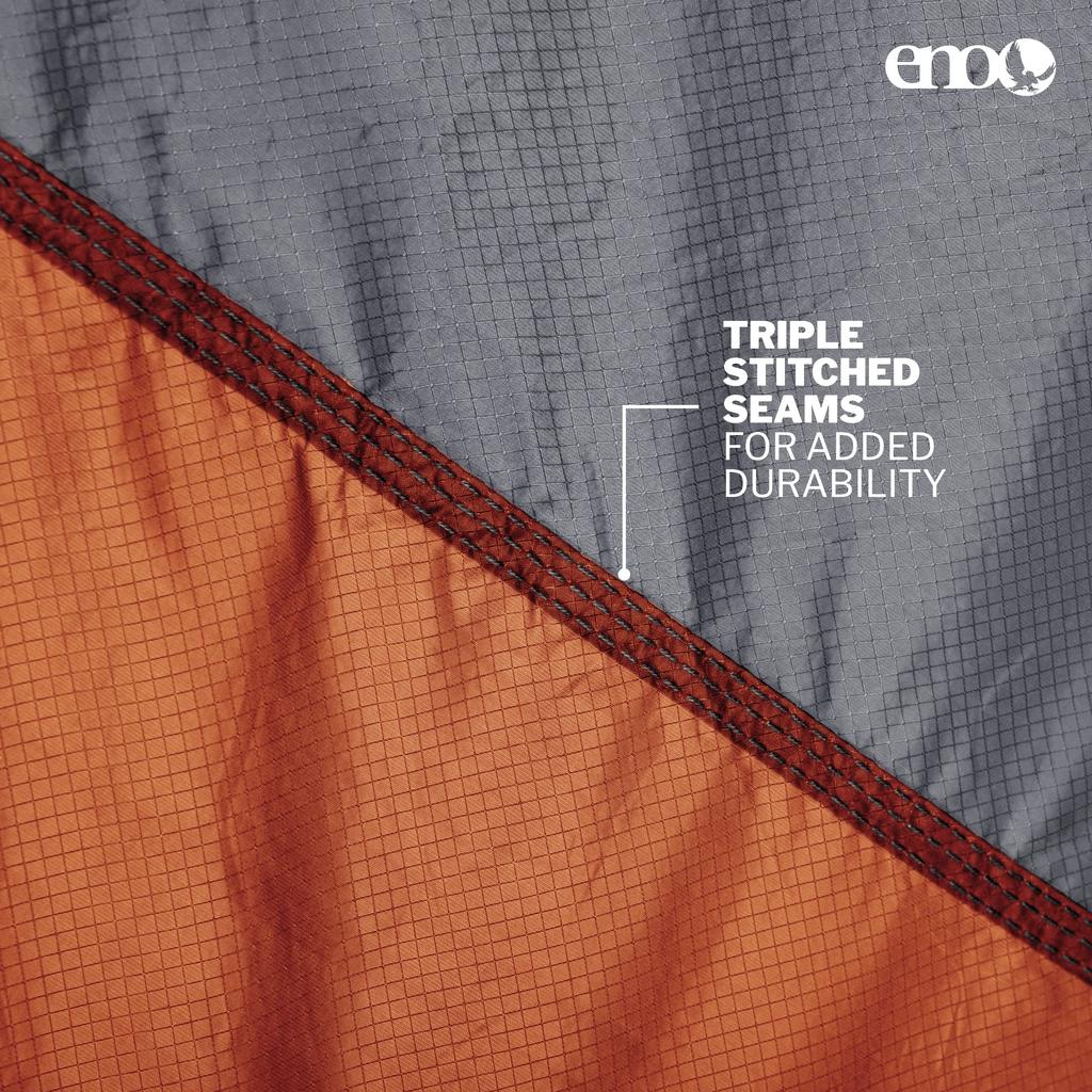 ENO Ultralight Hammock SuperSub™ (Charcoal/Orange)