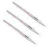 3Pcs Nail Art Liner Brush Comfortable Dustproof Multipurpose Nail Art Point Drill Drawing Brush Pen for Home Nail Salon