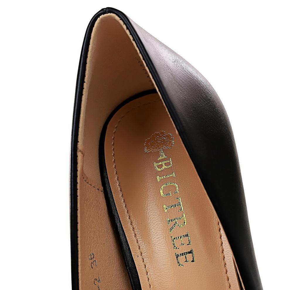 Bigtree Fashion Sexy Nightclub 7.5-10.5CM High Heels Fine Heel Shallow Mouth Pointed Rivet Single Shoes