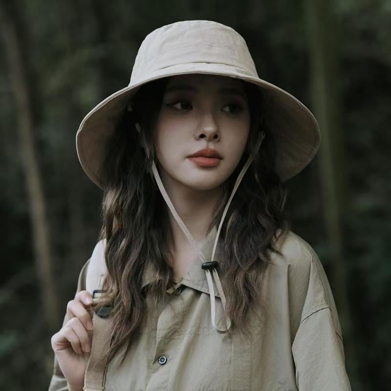 Quick-drying Waterproof Outdoor Hiking Sun Hat Women's Sun Protection Climbing Mountain Climbing Hat Men's Sun Bucket Hat Summer New
