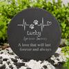 Personalisierter Haustier-Gedenkstein Gravierter Grabstein Hund Beileidsgeschenk Individuell Gravierte Hund Katze Gedenkplakette Haustierverlust Geschenke
