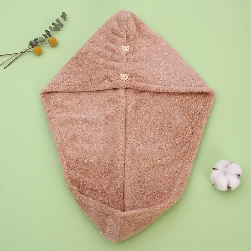 

Женская быстросохнущая супервпитывающая шапочка для душа с милой вышивкой 23*63cm ±2