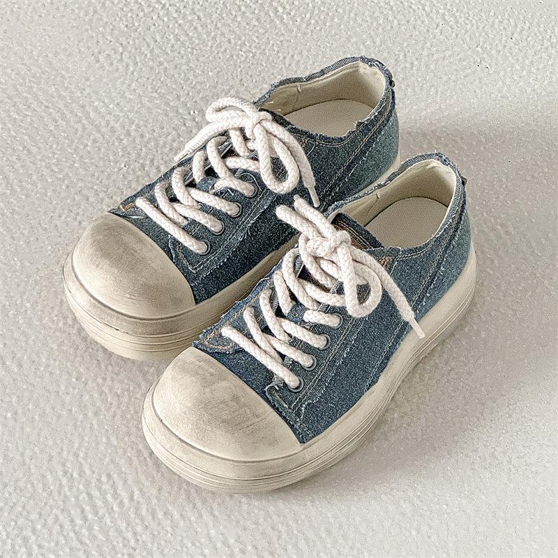 

New spring and summer Mickey big head shoes sports platform round head casual shoes platform couple shoes women’s size 39
