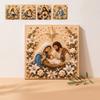 Χριστουγεννιάτικο DIY Κιτ Ζωγραφικής με Πέρλες και Διαμάντια Αγία Οικογένεια Αναβαθμισμένο Craft Ανακούφιση από το Στρες Χειροποίητη Διακόσμηση Τοίχου Εορταστικό Δώρο Για Ενήλικες Παιδιά