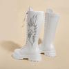 Fashion 2025 Fall/Winter New Inside Heightened High Boots Women's Knee-Free Platform High Boots