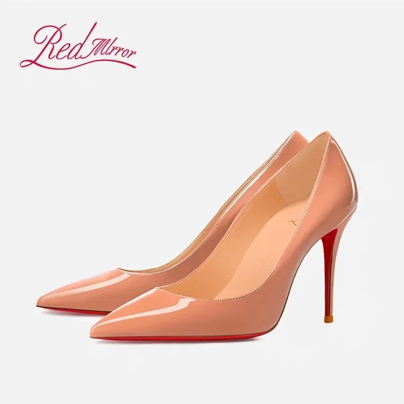 Fashion 2025 New Naked High Heels Women's Fine Single Shoes Fashionable, Comfortable, Versatile, and Elegant Women's Shoes 33-46