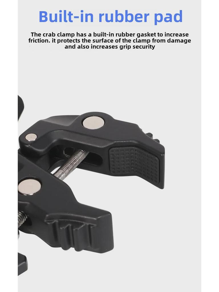 Wielofunkcyjny zacisk kraba ze stopu aluminium do bezpiecznego mocowania metalu i monitora