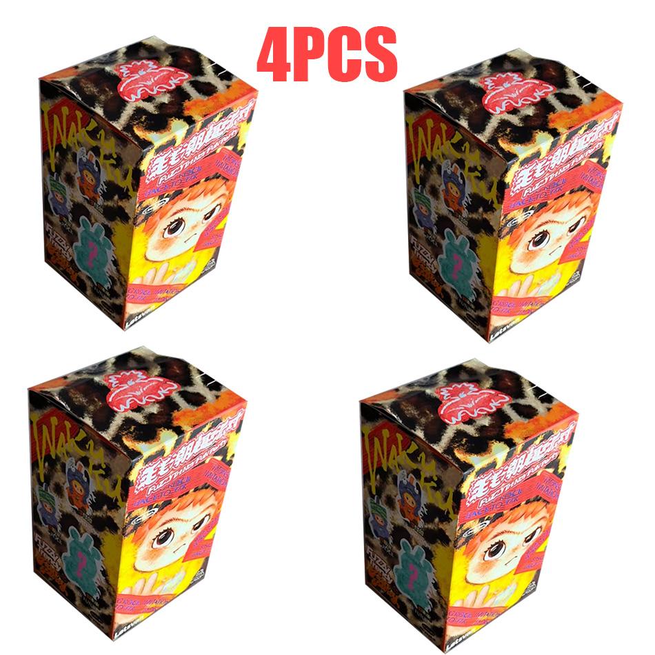 Genuine Letsvan Wakuku Mysterious Blind Box Fuzzy Trendy Fun Party Plush Collection Kid Toy Kawaii Figurine Doll Surprise Gift