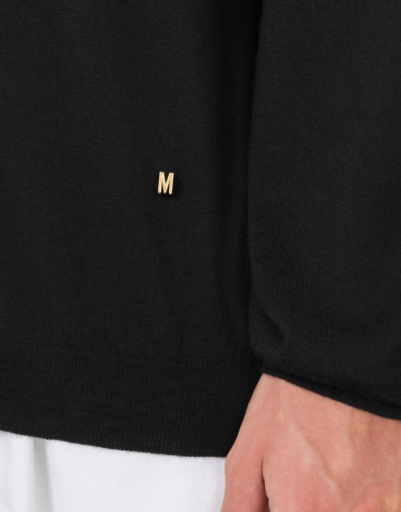 MOSCHINO Golden M Wool And Silk Pullover Knit