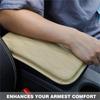 Car Armrest Pad Cover Waterproof Leather Protective Cushion Cover For Car Center Console Armrest Automobiles Accessories