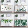 Kitchen Cabinet Curtain Cover Dustproof Cupboard Wardrobe Short Curtains Washable Drapes Self-adhesive Half-Curtain Cortinas