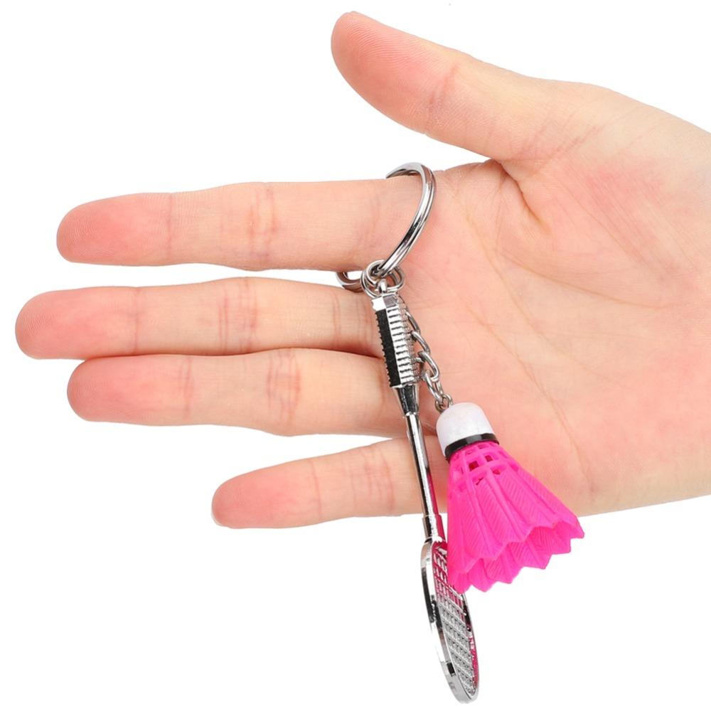 6pcs Compact Size Mini Keyring Pendant Lightweight Material Sports Keychain For Sports Lovers
