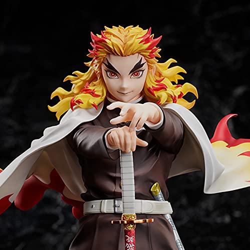 Aniplex Jump Demon Kimetsu No Yaiba Movie Mugen Train Rengoku Kyoujuro Scale Figure Slayer 1/8